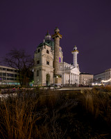 Karlskirche at night