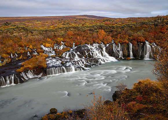 Hraunfoss in western Iceland