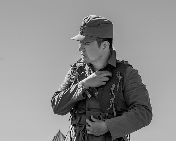 World War II reeenactor - Chinese National Army