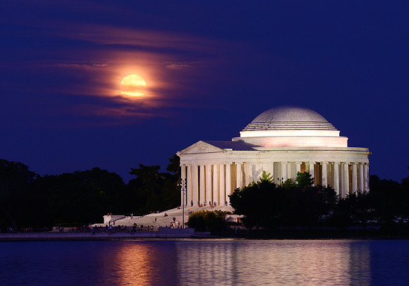 Jefferson moonrise