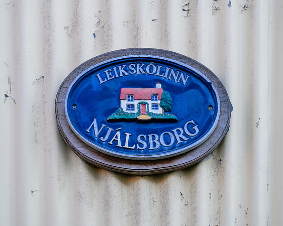 House plaque, Reykjavik