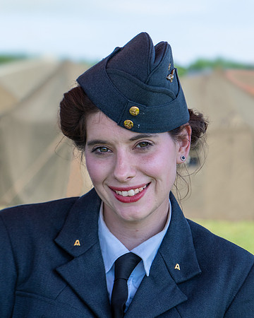 Reenactor, Women's Auxiliary Air Force, RAF