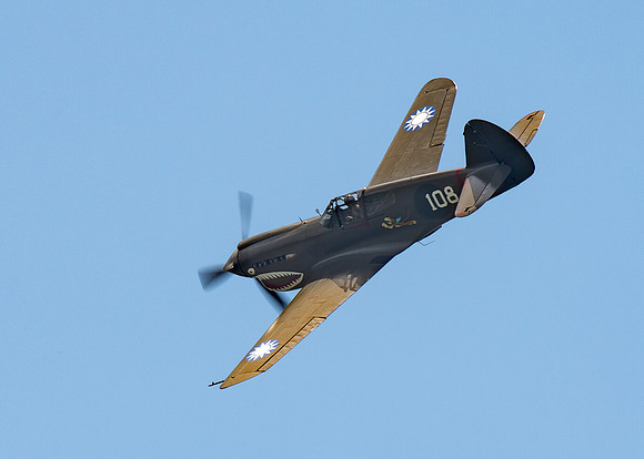 P-40E Warhawk in the colors of the Chinese Air Force