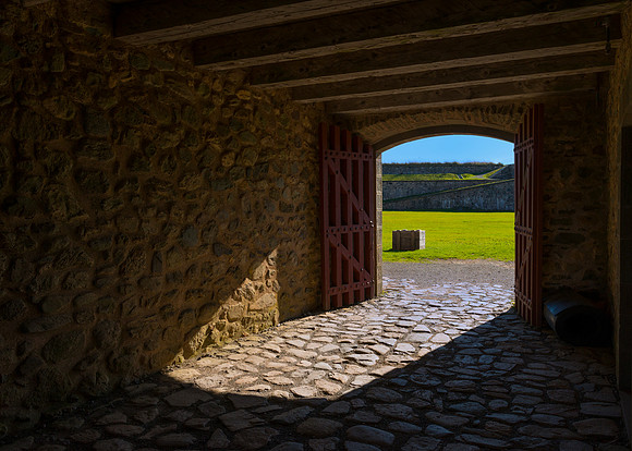 Parade Field, Fortress Louisburg