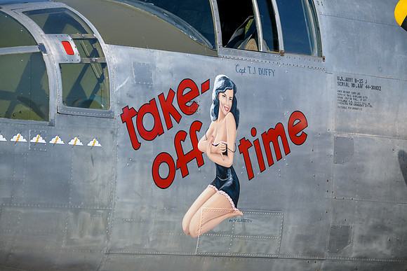 Nose art - B-25 Mitchell bomber