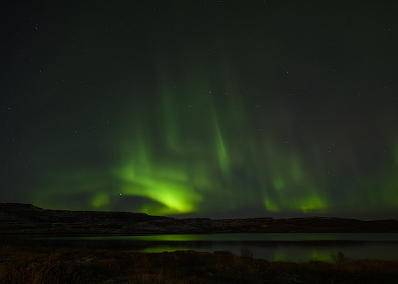 Aurora borealis, eastern Iceland (Egilsstaðir)
